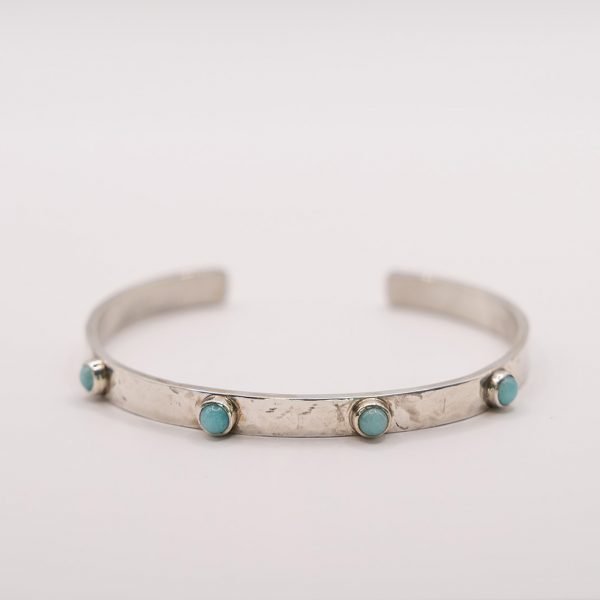 Zilveren armband met amazoniet