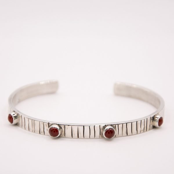 Zilveren armband met carneool